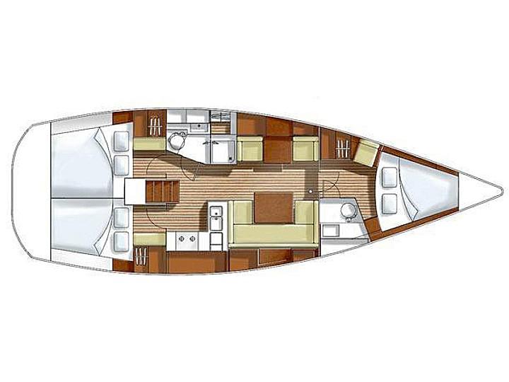 Book yachts online - sailboat - Hanse 400 - Gaia - rent