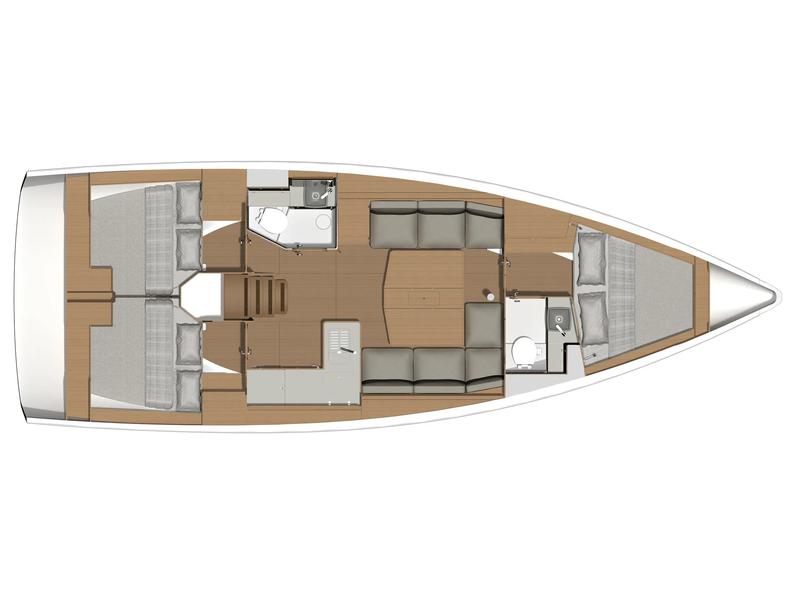 Book yachts online - sailboat - Dufour 390 Grand Large - Coco de Mer - rent