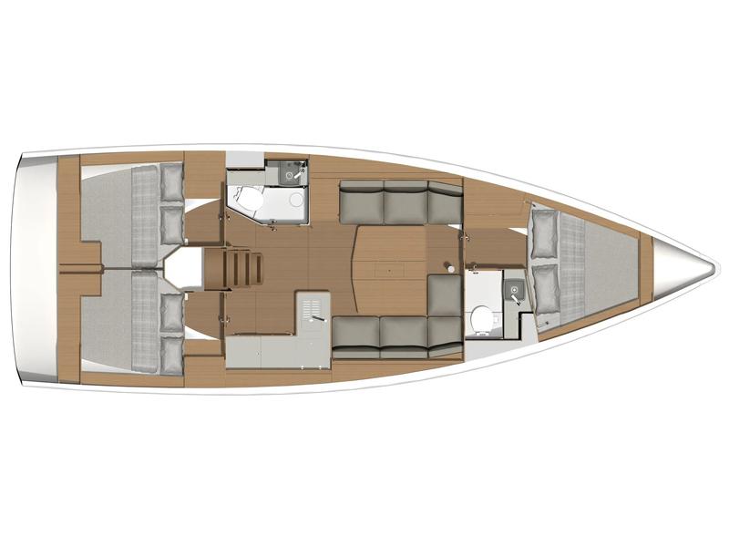 Book yachts online - sailboat - Dufour 390 Grand Large - Melomaxi II - rent