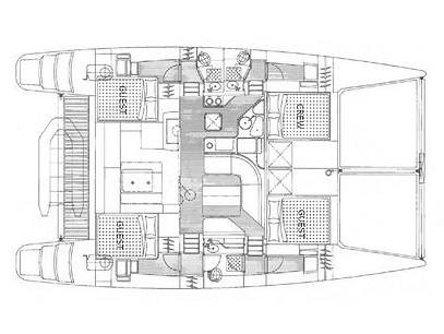 Book yachts online - catamaran - Voyage Norseman 430 - Quixotic - rent
