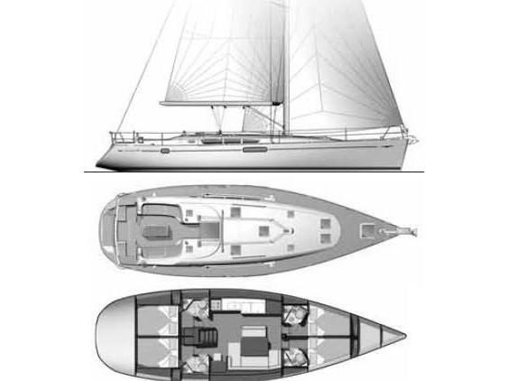 Book yachts online - sailboat - Sun Odyssey 49 - Appa - rent