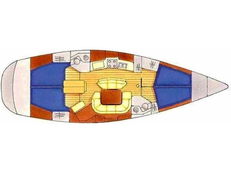 Book yachts online - sailboat - Sun Odyssey 45.2 - Bourlingueur - rent