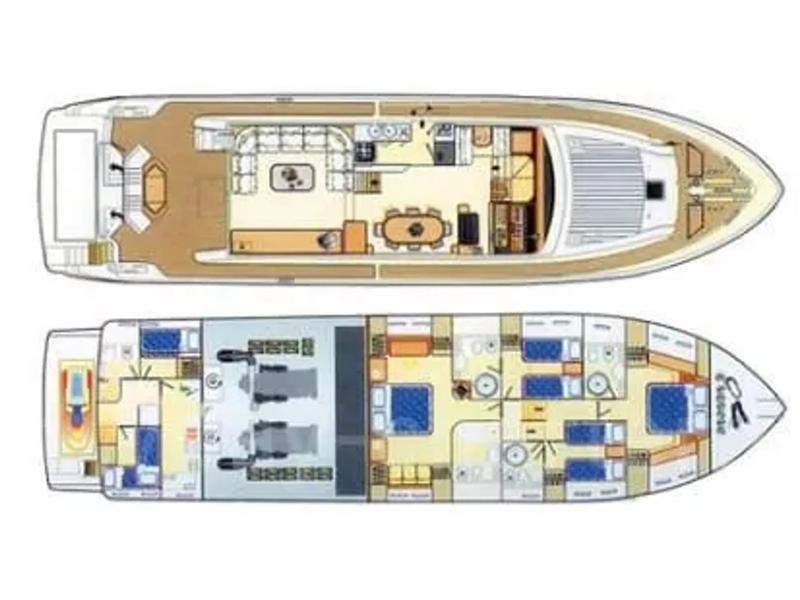 Book yachts online - motorboat - Ferretti 80 - Kentavros II - rent