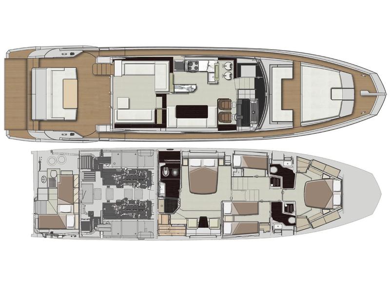 Book yachts online - motorboat - Azimut 66 Fly - My Karat II - rent