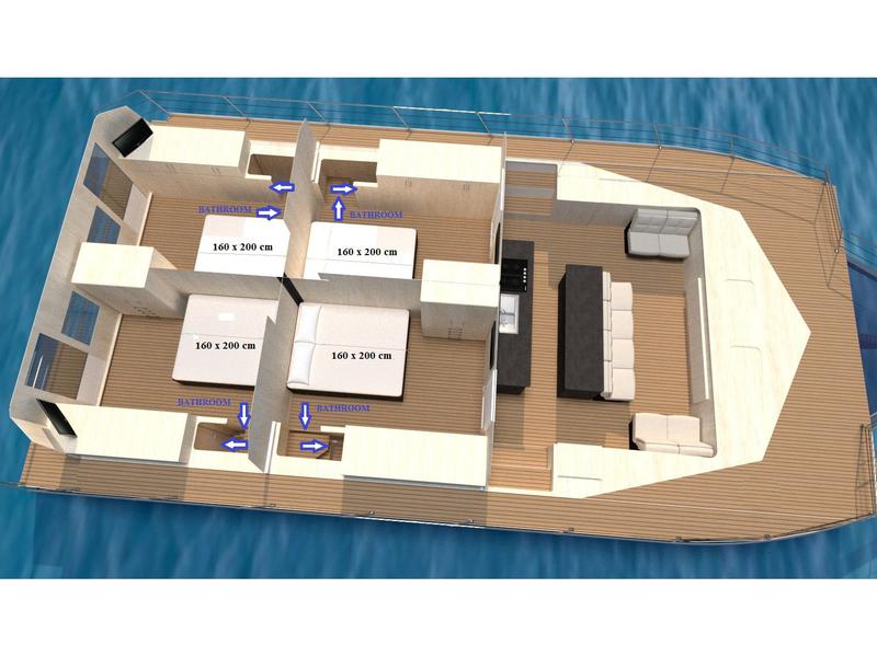 Book yachts online - catamaran - Catamaran - UPWIND 50 ECO - rent