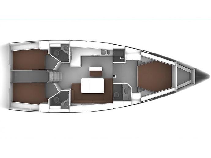Book yachts online - sailboat - Bavaria Cruiser 46 - Sirius - rent