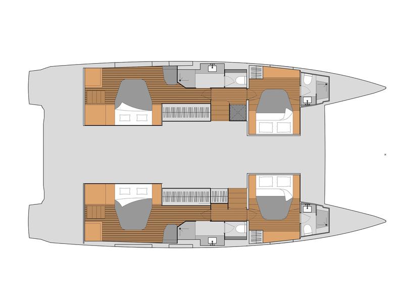 Book yachts online - catamaran - FOUNTAIN PAJOT Aura 51 - LE GRAND BOGAVANT - rent