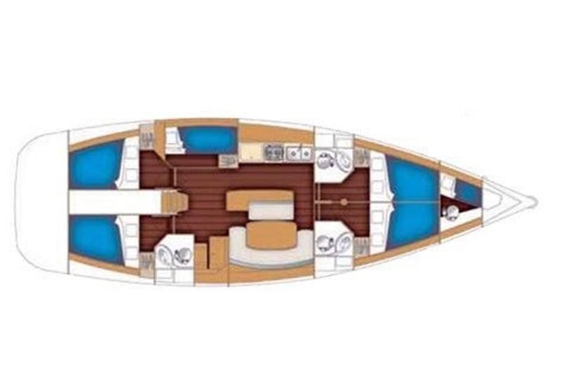Book yachts online - False - Beneteau Cyclades 50.5 (5Cab) - Joker  - rent
