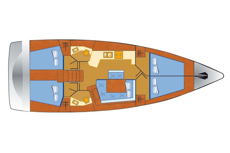 Book yachts online - False - Oceanis 45 (4Cab) - Phantom - rent