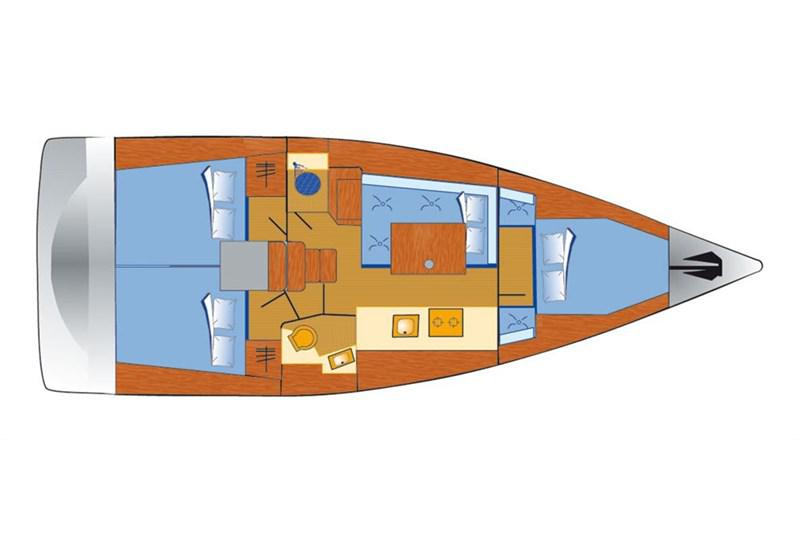 Book yachts online - False - Oceanis 38 (3Cab) - Auxelle - rent