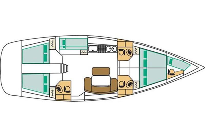 Book yachts online - False - Beneteau Cyclades 50.5 (5Cab) - Lucky Dice  - rent