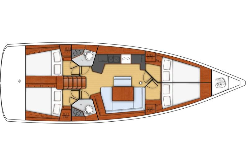 Book yachts online - False - Oceanis 45 (4Cab) - Aleph - rent