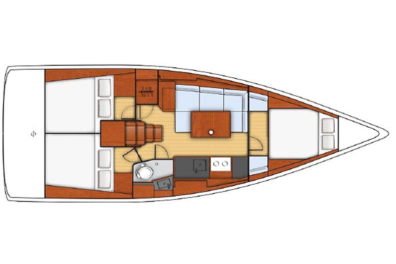 Book yachts online - False - Oceanis 38 (3Cab) - Folie - rent