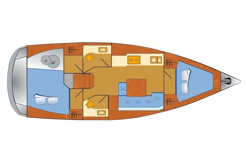 Book yachts online - False - Dufour 382 Grand Large (2Cab) - Lia - rent