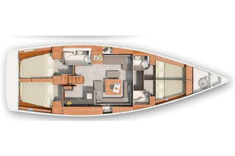 Book yachts online - False - Hanse 455 (4Cab) - Gabriel I - rent