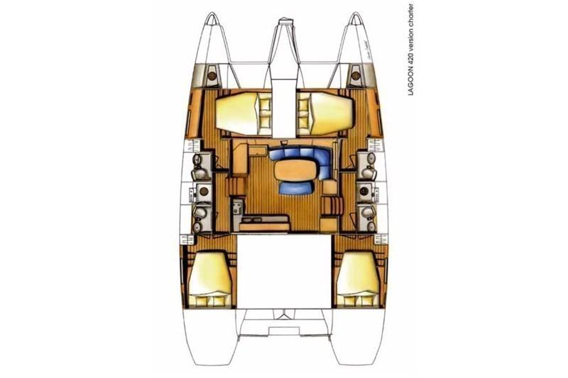 Book yachts online - False - Lagoon 420 (5Cab) - Vegas - rent