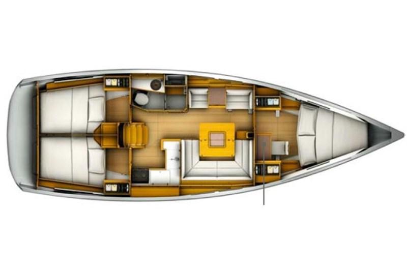 Book yachts online - False - Sun Odyssey 419 (3Cab) - Espresso - rent