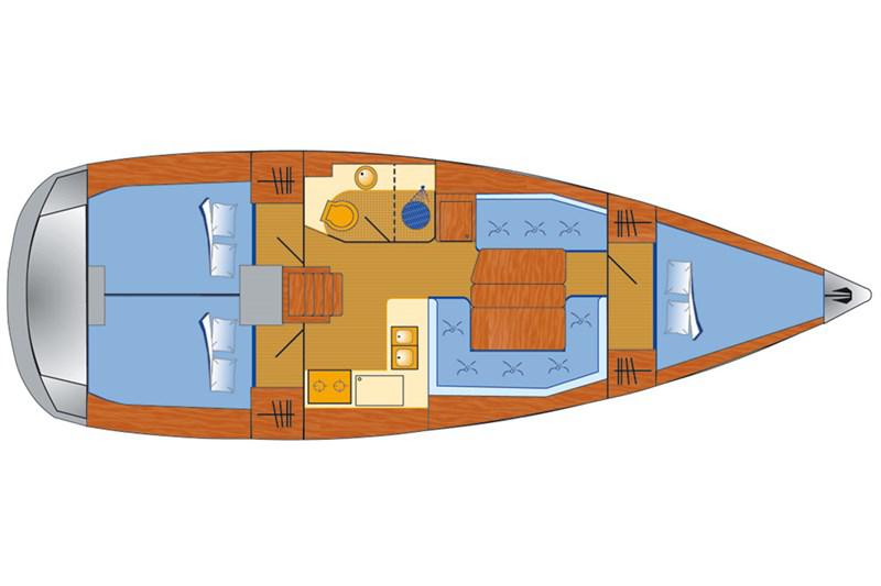 Book yachts online - False - Sun Odyssey 389 (3Cab) - Ace of Spades - rent