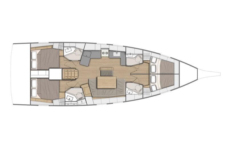 Book yachts online - False - Oceanis 46.1 (4Cab) - Maracuya - rent
