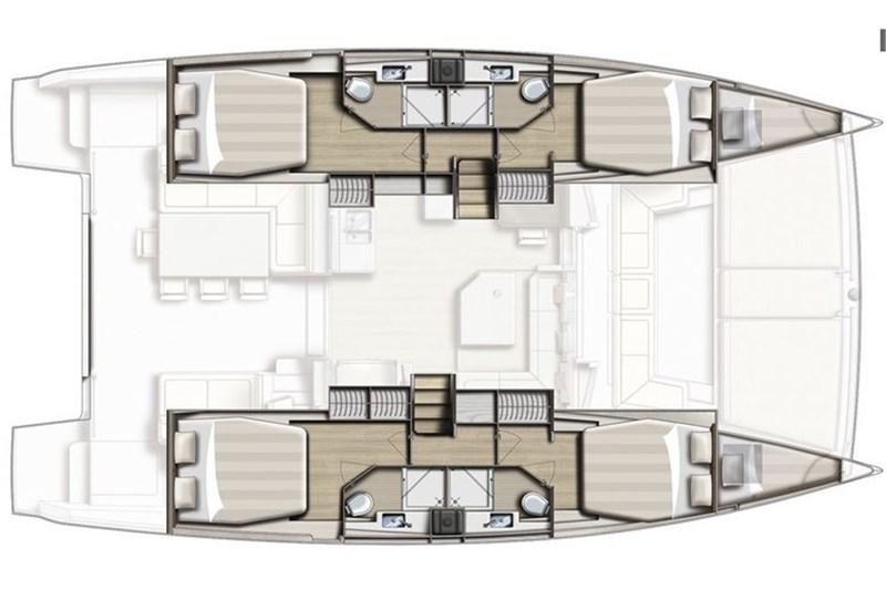 Book yachts online - False - Bali 4.3 (4+2Cab) - test mari  - rent
