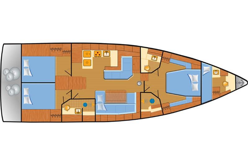 Book yachts online - False - Oceanis 51.1 (3cab) - Cloudy Bay - rent