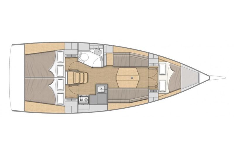 Book yachts online - False - Oceanis 34.1 (3Cab) - Rooster - rent