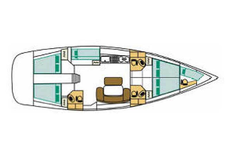 Book yachts online - False - Beneteau Cyclades 50.5 (5Cab) - Belle donne - rent