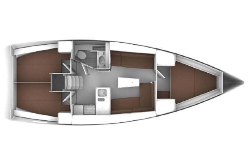 Book yachts online - False - Bavaria Cruiser 37 (3Cab) - Aventura - rent