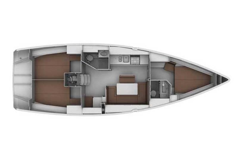 Book yachts online - False - Bavaria Cruiser 40 (3Cab) - Santiano - rent