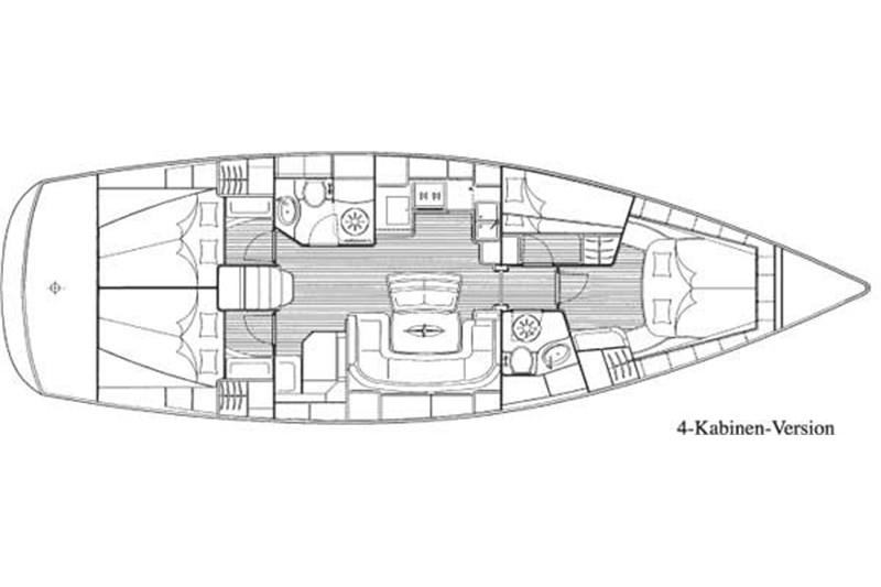 Book yachts online - False - Bavaria 46 Cruiser (4Cab) - Ariana - rent