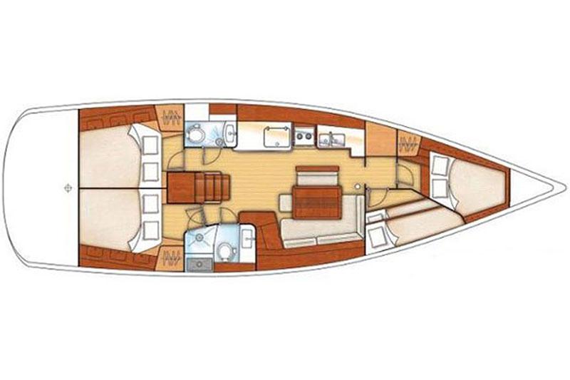 Book yachts online - False - Oceanis 46 (4Cab) - Neptun  III - rent