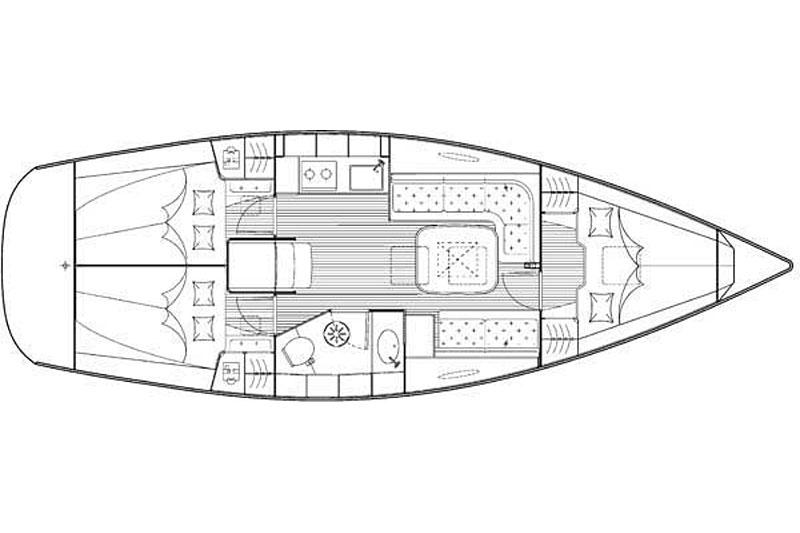 Book yachts online - False - Bavaria 35 Cruiser (3Cab) - Odyssey - rent