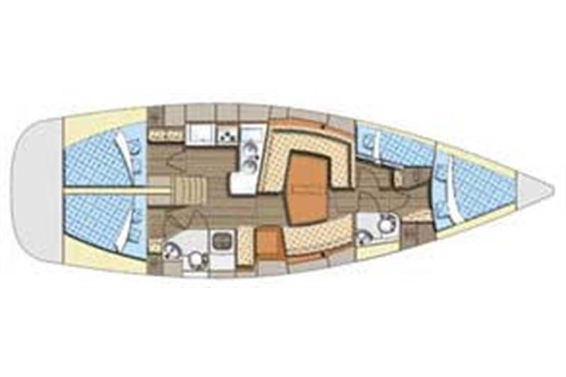 Book yachts online - False - Elan Impression 434  (4Cab) - Alboran XXVI Piñacolada (Las Galletas/Marina del S - rent