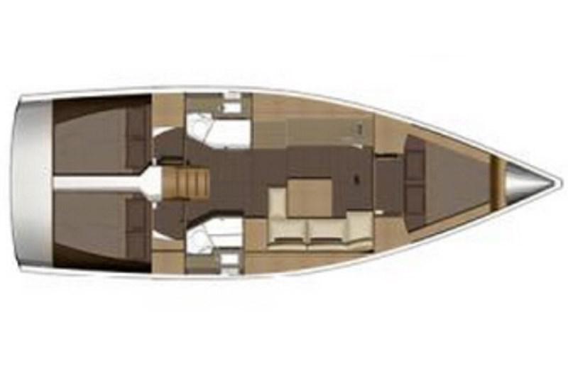 Book yachts online - False - Dufour 382 Grand Large (3Cab) - Sunny Blue - rent