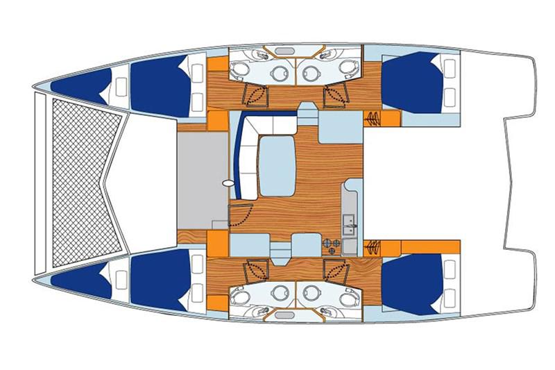 Book yachts online - False - Leopard 44 (4Cab) - La Luna (Mallorca/La Lonja) - rent