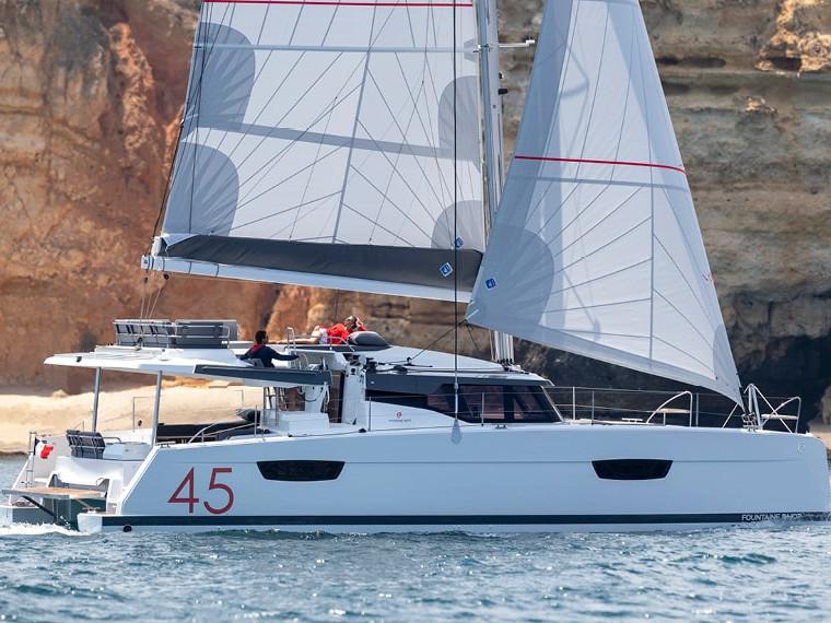 Book yachts online - catamaran - Fountaine Pajot Elba 45 - Olympia Athena - rent