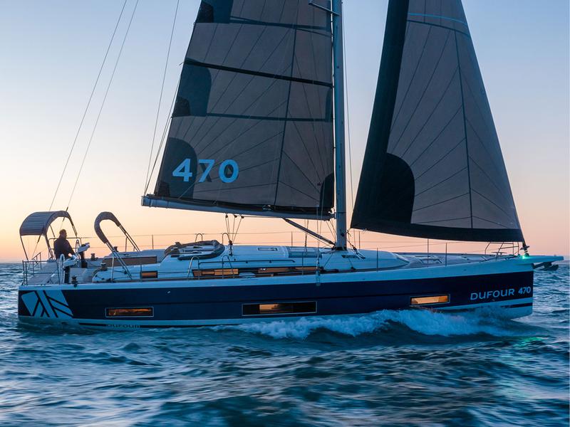 Book yachts online - sailboat - Dufour 470 Grand Large - no name (A/C &amp; gen) 4 - rent