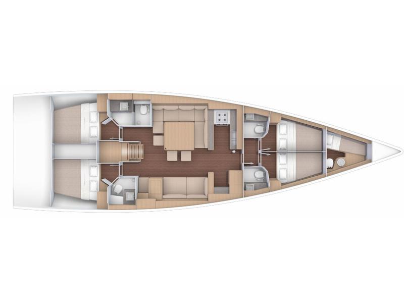 Book yachts online - sailboat - Dufour 56 Exclusive - Exclusive Razzmataz - rent