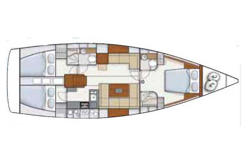 Book yachts online - False - Hanse 445 (3Cab) - Bel sole - rent