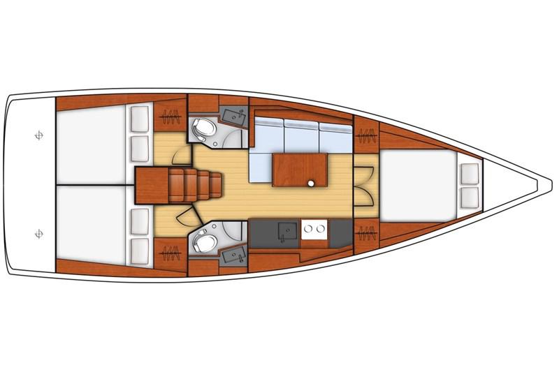 Book yachts online - False - Oceanis 38.1 (3Cab) - Dama - rent