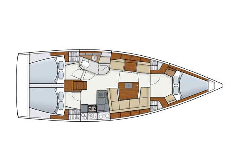 Book yachts online - False - Hanse 415 (3Cab) - Bel planeta 2 - rent