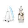 Book yachts online - sailboat - Hanse 458 - Kiveli - rent