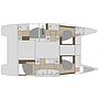 Book yachts online - catamaran - Saona 47 - 5 cabin version - White Coral - rent