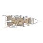 Book yachts online - sailboat - Oceanis 46.1 - 3 cabin version - Apeiron Yacht - rent
