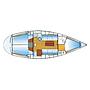 Book yachts online - sailboat - Bavaria 34 - Siesta - rent