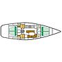 Book yachts online - sailboat - Oceanis 461 - Alboran XII Pampero (Radazul) - rent