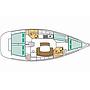Book yachts online - sailboat - Cyclades 43.4 - Too Lucky - rent