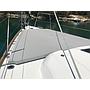 Book yachts online - sailboat - Oceanis 38.1 - Baby Dory AC shore power underwater light blue hull - rent