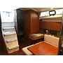 Book yachts online - sailboat - Oceanis 38.1 - Baby Dory AC shore power underwater light blue hull - rent