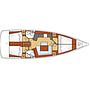 Book yachts online - sailboat - Oceanis 45 - Majka AC,generator,underwater light - rent